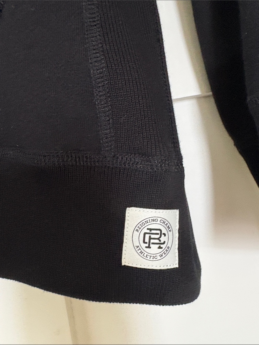 Reigning Champ Black Full-Zip Hoodie - Picture 5 of 5